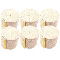 NexSkin Elastic Compression Wrap (2” Wide, 6 Pack) with Hook and Loop Fasteners at Both Ends | Stretch Cotton Athletic Bandage Roll | Support & First Aid for Sports, Medical, and Injury Recovery