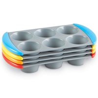 Learning Resources Sorting Muffin Pans, Set of 4