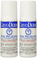 Cryoderm Pain Relieving Roll On 3 oz 2 PACK