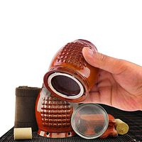 Vacuum Cupping Therapy Set, Ceramic Moxibustion Pot Can Tin Moxa Cup Massage,Traditinal Treatment Therapy for Arm Leg Abdomen(2Pcs)