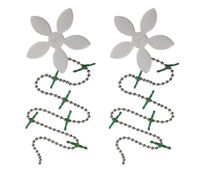 DrainWig Shower Drain Protectors as Seen on Shark Tank, Disposable Hair Catchers, Flower, Pack of 2