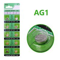 Cotchear 10pcs/Pack AG1 Coin Battery 1.55V 364 SR621SW LR621 621 LR60 CX60 Alkaline Button Cell Batteries for Watch