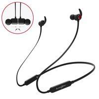 Litexim Wireless Bluetooth Earbuds Sport Bluetooth Magnetic Earphones in-Ear Headphones with Mic Dual Driver Earbuds IPX6 Sweatproof HD Stereo AptX Headset for Gym Running Workout (Black-Red)