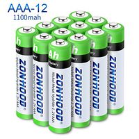 Rechargeable AAA Batteries,AAA Batteries 1100mAh High-Capacity Batteries Rechargeable Batteries 1.2V Ni-MH Low Self Discharge Lasting Power Recharge Battery (12PACK) …