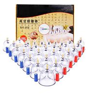 Jieqiong Cupping Therapy Set, Explosion-Proof Non-Glass Cupping 32 Cans Household Magnetic Therapy Pumping Cupping,2Set
