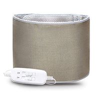 EAHKGmh Heated Waist Belt, Electric Heating Pad Far Infrared Slimming Belt, Waist Belt with 2 Motors Moxibustion Function Weight Loss Detox for Beauty Salon