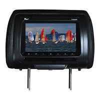 New Pair Tview T737DVPL-BK 7" Headrest Monitors Car Video Headrest Monitor Black