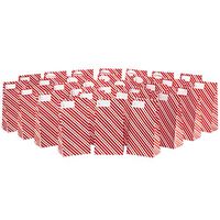 Hallmark Red and White Stripe Party Favor and Wrapped Treat Bags with Gift Tag Stickers (30 Bags, 30 Labels) for Christmas, Valentines Day, Birthdays, May Day, Care Packages and More