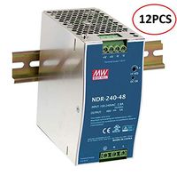 [PowerNex] Mean Well NDR-240-48 12PCS/ Box 24V 10A 240W Single Output Industrial DIN Rail Power Supply