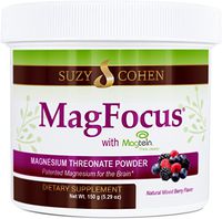 MagFocus - Berry Flavored Magnesium Threonate Powder - 60 Servings - By Suzy Cohen, RPh.