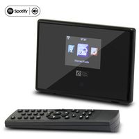Ocean Digital Radio Tuner Model WR01C Spotify WiFi WLAN Internet Radio with Bluetooth Receiver, UPnP&DLNA, Audio Out Desktop Radio Airmusic Control APP- Black