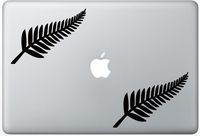New Zealand Silver Fern ArcDecals78600920 Set Of Two (2x) , Decal , Sticker , Laptop , Ipad , Car , Truck