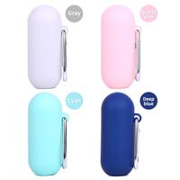 Vantic Silicone Straws Set, 12 Standard Reusable Drinking Straws, 4 Carry Pouch, 2 Cleaning Brushes, FDA Certificated Food Grade Platinum Silicone