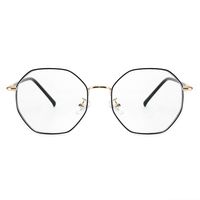 Cyxus Vintage Retro Blue Light Filter Glasses Round Anti Eyestrain Redness Metal Frame (8008T62, Gold Frame)