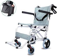CHENJIU Lightweight Aluminium Self Propel Wheelchair, Folding Wheelchair Lightweight Medical Supplies - Manual Wheelchair Trolley