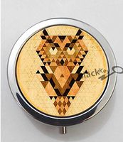 BlackKey Fancy Comic Cartoon Owls 3-Compartment Decorative Pocket Gift Box Case Organizer for Pill, Color 1 -187