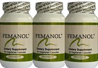 Femanol (3) Bottles 60/Count Supports Normal Healthy Feminine and Vaginal Odor