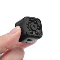 Mini Spy Cam, OMOUP 1080P Portable Cop Cam Hidden Camera Nanny Cam Action Camera Pet Cam with Night Vision and Loop Recording for Home Car Office Drone Bike(Black)