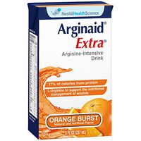 Arginaid Extra Arginine Supplement, Orange Burst Flavor 8 oz. Tetra Brik Ready to Use, 10043900196609 - Sold by: Pack of One