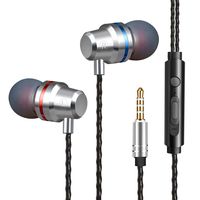 Earbuds Earphones Headphones Stereo in-Ear Earbuds with Microphone Mic and Volume Control Noise Isolating Wired Ear Buds Compatible Android Phone Tablet Laptop 3.5mm Devices Headphones