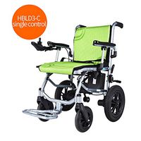 JIAJIA Lightweight Portable Folding Mobility Electric Power Wheelchair for Old Elderly Disabled,Singlecontrol