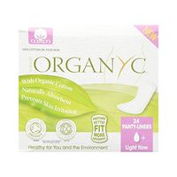6 x Organyc Cotton Panty-Liners Light Flow Individually Wrapped Box of 24