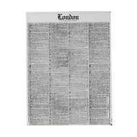Creative Juice Cafe Newsprint Dry Wax Paper Deli Wrap and Basket Liner | 25ct