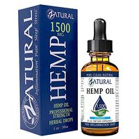 1,500mg Zatural Hemp Oil Drops: Hemp Seed Oil for Pain Relief, Anxiety, Stress, Relaxation, Better Sleep and Mood – Natural, Anti Inflammatory and Immune Support. (1,500mg Peppermint)