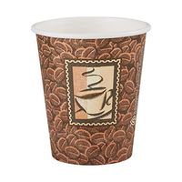 Dixie 10 oz. Paper Hot Coffee Cup by GP PRO (Georgia-Pacific),  Java Design, 2340DJ, 1,000 Count (50 Cups Per Sleeve, 20 Sleeves Per Case)