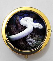 BlackKey Snake 3-Compartment Decorative Pocket Gift Box Case Organizer for Pill, Color 2 -2225