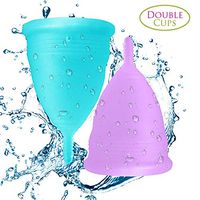 Menstrual Period Cups For Women Beginner, Menstrual Cup Wash Holder Storage, Menstrual Period Cup Cleaner, Period Menstrual Cup Reusable Comfortable, Sensitive Period Menstrual Cup Set Heavy Flow (L)