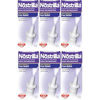 Nostrilla Nasal Decongestant Original Fast Relief 0.50 oz (Packs of 6)