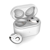 Wireless Earbuds,Bluetooth 5.0 Headphones Wireless Earbuds Headphones 3D Stereo Sound Earphones Bluetooth Wireless with Mic for Travel/Work/Music Auto Paring Technology Se6 (Silver White)