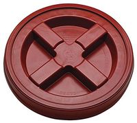 GRAINGER APPROVED Plastic Pail Lid Dia 12-3/8 in Red