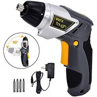 Electric Screw Driver Cordless Screwdriver Twistable Handle-90 Degrees Rotate Uniteco 3.6V 1300mAh Li-ion-LED USB Charging S010