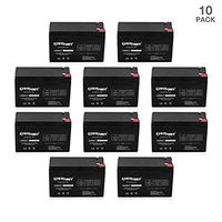 ExpertPower 12v 7ah Rechargeable Sealed Lead Acid Battery || EXP1270|| Replaces APC Back-UPS ES 550 VA (10 Pack)