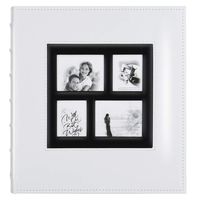 Artmag Photo Album 4x6 800 Photos, Large Capacity Wedding Family Leather Cover Picture Albums Holds Horizontal and Vertical 4x6 Photos with Black Pages White