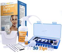 Cleanse Right Ear Wax Removal Tool Kit, FDA Approved, USA Made Ear Drops, Otoscope, Irrigation Cleaner Bottle, Wash Basin, Bulb Syringe, Remove Earwax Blockage - Safe, Easy to Use