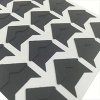 240pcs Self Adhesive Paper Photo Corner Stickers For Scrapbooking, Photo book, Personal Journal & Diary Adhesives (Black)