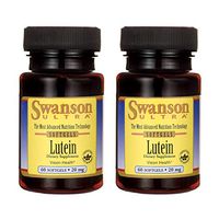 Swanson Lutein 20 Milligrams 60 Sgels (2 Pack)