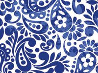 BATIK SCROLL 24"x417'Gift Wrap Half Ream Roll (1 unit, 1 pack per unit.)