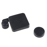 Waterwood Protective Camera Lens Cover & Housing Case Lens Cap Protector Set for Sjcam Sj4000 WiFi Black