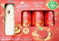 Glade Automatic Spray Cozy Cider Sipping, Automatic Spray & 3 Refills