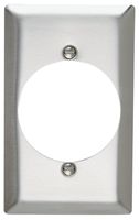 Legrand - Pass & Seymour SS724CC20 Smooth 302 Stainless Steel One Gang Power Outlet Easy Install
