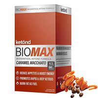 Ketond BioMax — Bioidentical Ketone Supplement — High-Performance Supplement with goBHB-D — Caramel Macchiato (20 Servings)