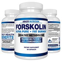 Forskolin Extract 250MG Supplement – 60 Capsules – Arazo Nutrition