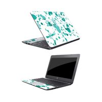 MightySkins Skin Compatible with HP Chromebook 11 (2018) 11.6" - Teal Splatter | Protective, Durable, and Unique Vinyl Decal wrap Cover | Easy to Apply, Remove, and Change Styles | Made in The USA