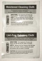 Laptop & LCD cleaning Kit (2-step cleaner for laptop and LCD screens) (3 pre-moistened cleaning sheets, 3 lint-free polishing cloths, 1 microfibre finishing cloth)