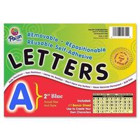 PAC51653 - Pacon Colored Self-Adhesive Removable Letters