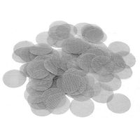 Honbay 100PCS 3/4 Inch 0.75inch Stainless Steel Screens Pipe Screen Filters Tobacco Pipe Bowl Screens for Smoking Pipes